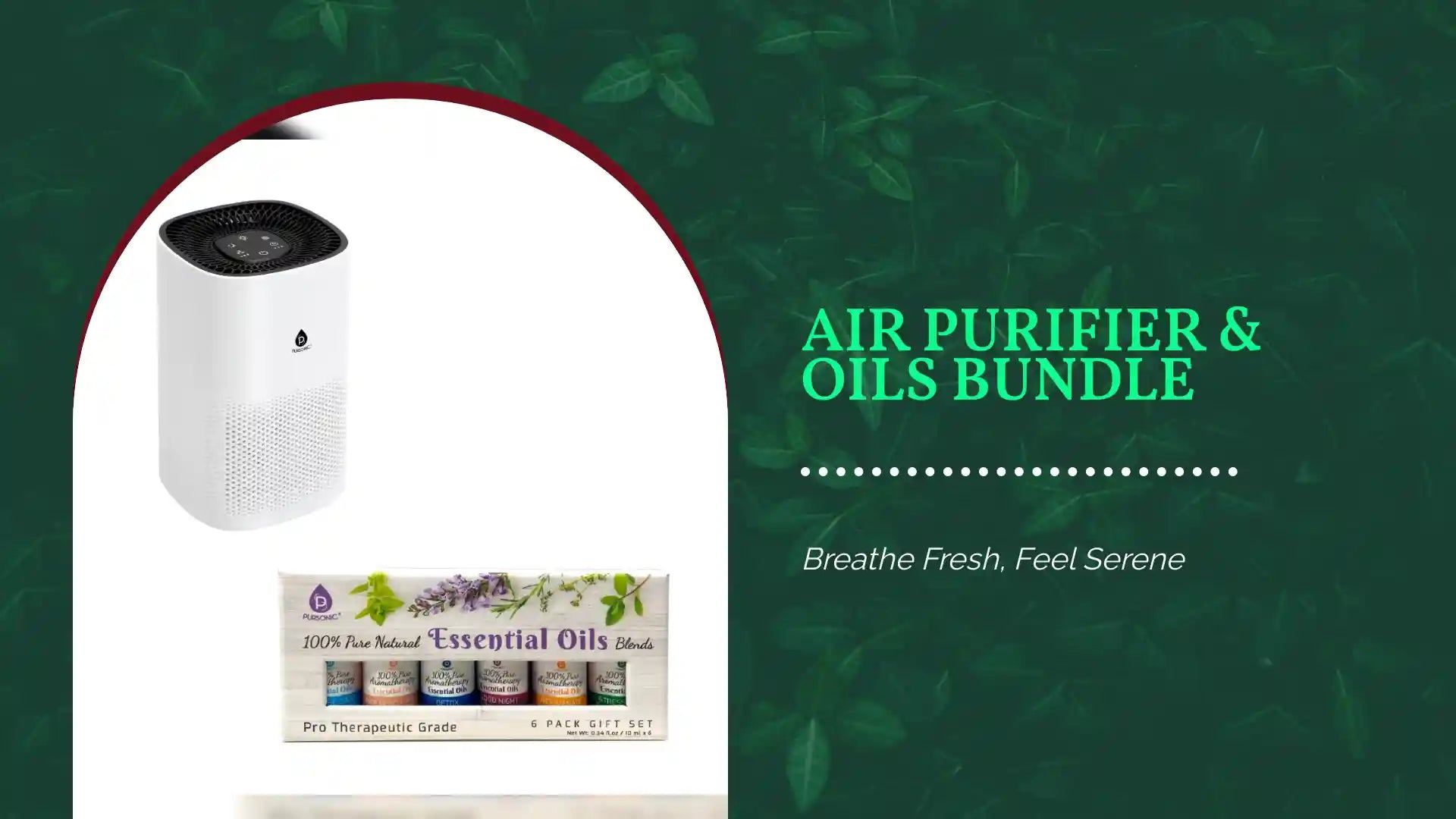 Air Purifier & Oils Bundle by@Outfy