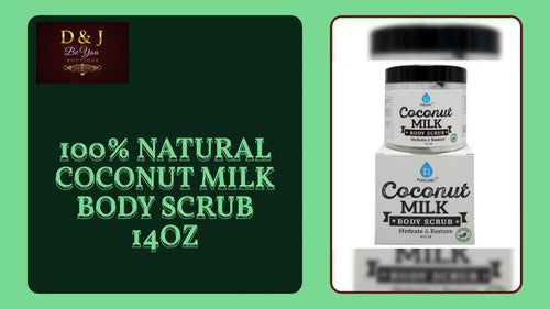 100% Natural Coconut Milk Body Scrub 14oz by@Outfy