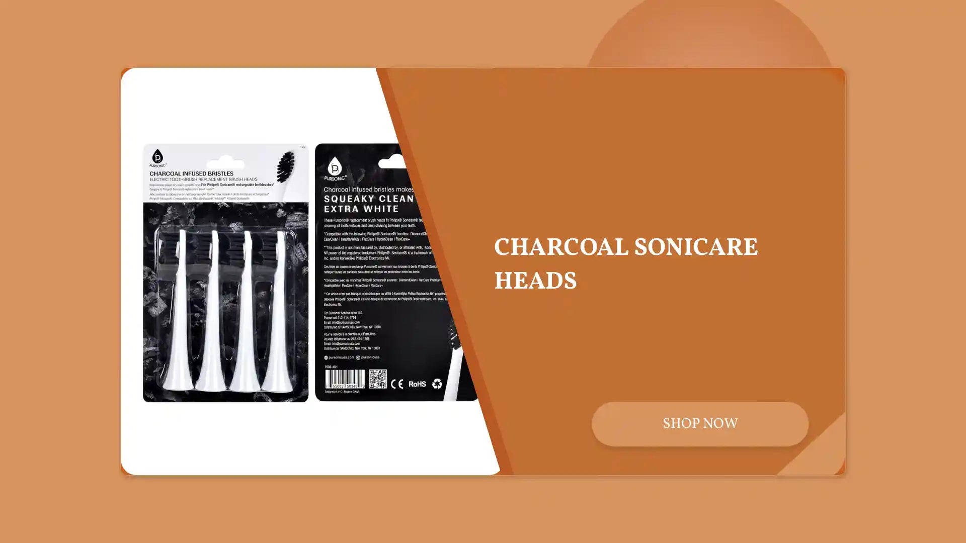 Charcoal Sonicare Heads by@Outfy