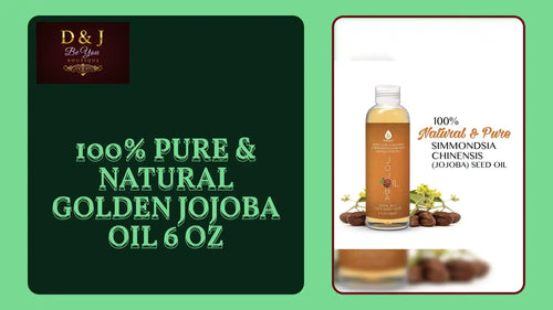 100% Pure &amp; Natural Golden Jojoba Oil 6 Oz by@Outfy